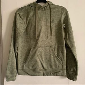 Olive green Adidas hoodie